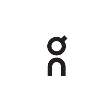 Schwarzes, minimalistisches Logo auf weißem Hintergrund mit einem kleinen o mit einer diagonalen Linie oben rechts, über einem auf dem Kopf stehenden u.